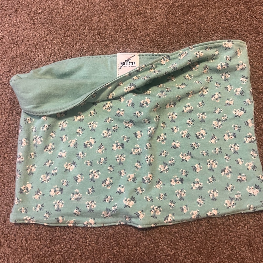 Hollister teal tube top size M